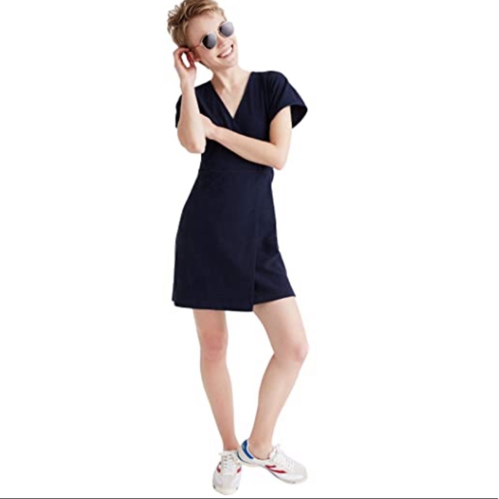 Black wrap dress